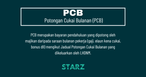 Potongan Cukai Bulanan (PCB)